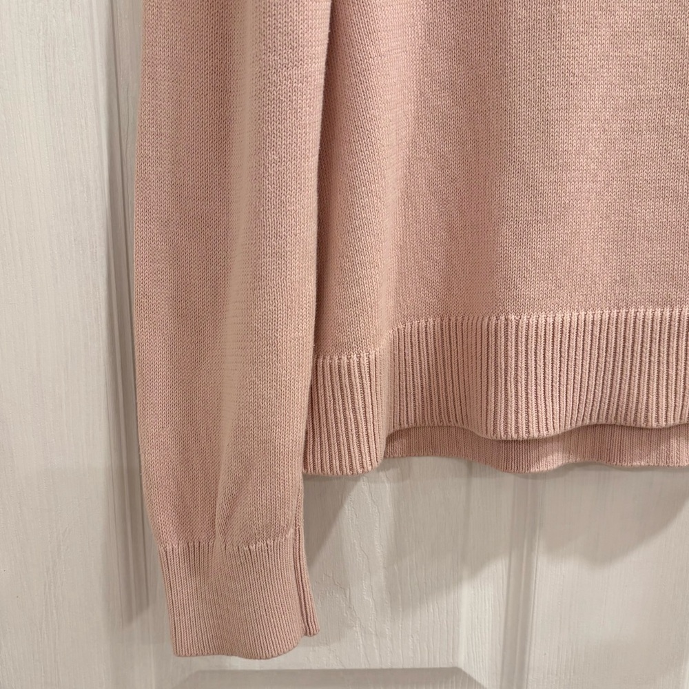 Everlane Dusty Rose Pink Cotton Sweater - Picture 5 of 11